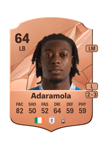 Tayo Adaramola Rare 64 OVR