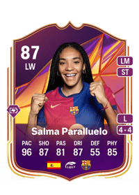Salma Paralluelo Track Stars 87 OVR