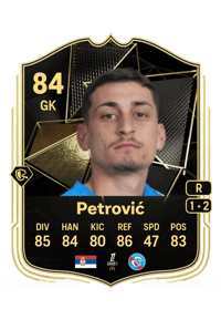 Đorđe Petrović Team of the Week 84 OVR