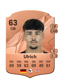 Laurin Ulrich Rare 63 OVR