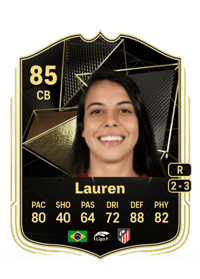 Lauren Team of the Week 85 OVR