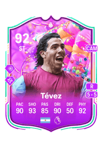 Carlos Tévez FUT Birthday Hero 92 OVR