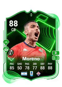 Matías Moreno UECL Dreamchasers 88 OVR