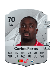 Carlos Forbs Rare 70 OVR