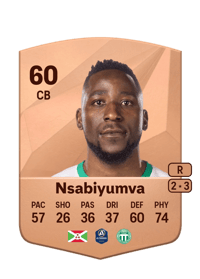 Frédéric Nsabiyumva Common 60 OVR