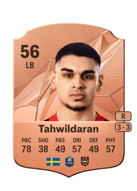 Liam Tahwildaran Rare 56 OVR