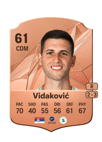 Vladan Vidaković Rare 61 OVR