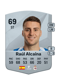 Raúl Alcaina Common 69 OVR