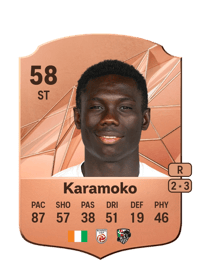 Sankara Karamoko Rare 58 OVR