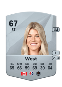 Amanda West Common 67 OVR