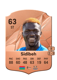 Adama Sidibeh Rare 63 OVR