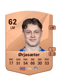 Sondre Ørjasæter Common 62 OVR