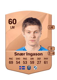 Birnir Snær Ingason Common 60 OVR