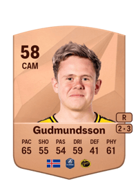Eggert Aron Gudmundsson Common 58 OVR
