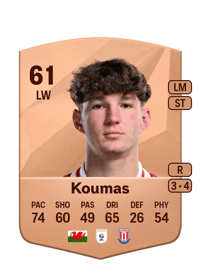 Lewis Koumas Common 61 OVR