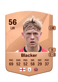 Billy Blacker Common 56 OVR