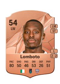 Francely Lomboto Rare 54 OVR