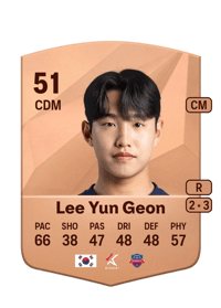 Lee Yun Geon Common 51 OVR