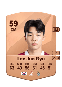 Lee Jun Gyu Common 59 OVR