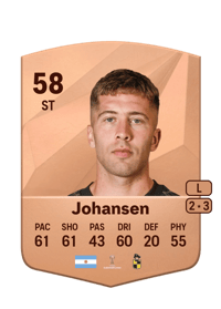Nicolás Johansen Common 58 OVR