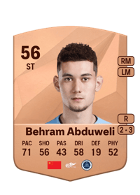 Behram Abduweli Common 56 OVR