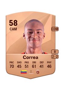 Wilfred Correa Common 58 OVR
