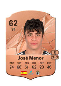 José Menor Rare 62 OVR