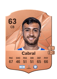 Nicolás Cabral Rare 63 OVR