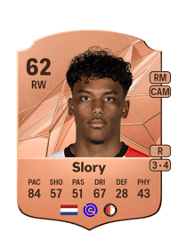 Jaden Slory Rare 62 OVR