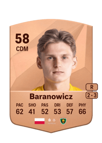 Bartosz Baranowicz Common 58 OVR