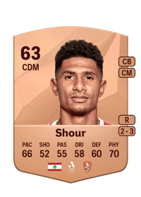 Walid Shour Common 63 OVR