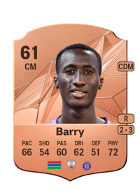 Abubakr Barry Rare 61 OVR