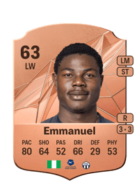 Umeh Emmanuel Rare 63 OVR