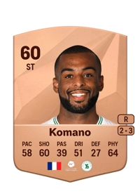 Hugo Komano Common 60 OVR