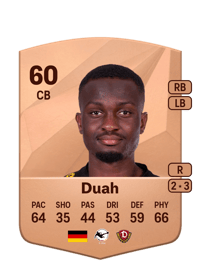 Dennis Duah Common 60 OVR