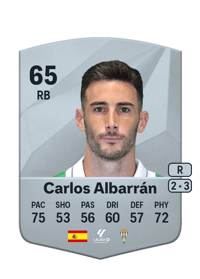 Carlos Albarrán Common 65 OVR