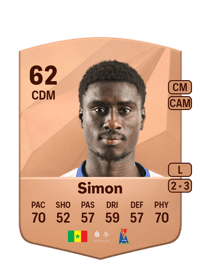 Christopher Simon Common 62 OVR