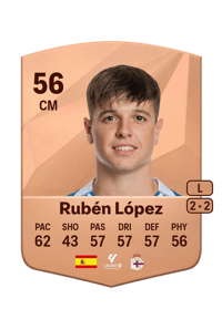 Rubén López Common 56 OVR