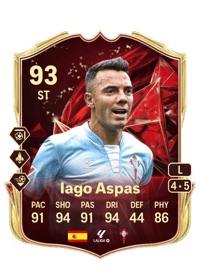 Iago Aspas TOTS Champions 93 OVR