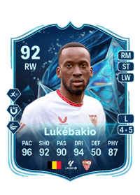 Dodi Lukébakio TOTS Honourable Mentions 92 OVR