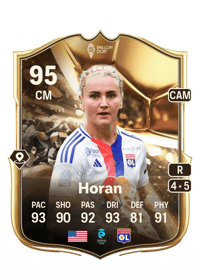 Lindsey Horan Ballon d'Or 95 OVR