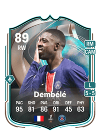 Ousmane Dembélé Globetrotters 89 OVR