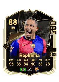 Raphinha Team of the Week 88 OVR