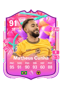Matheus Cunha FUT Birthday 91 OVR