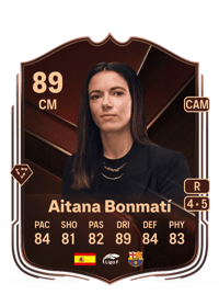 Aitana Bonmatí Ultimate Cover Star 89 OVR