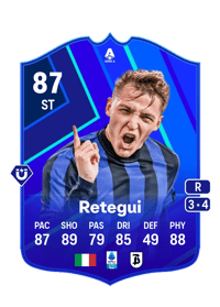 Mateo Retegui POTM SERIE A 87 OVR