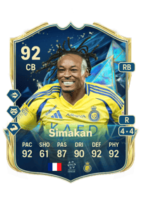Mohamed Simakan TEAM OF THE SEASON 92 OVR