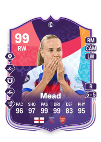 Beth Mead WEURO Winners 99 OVR