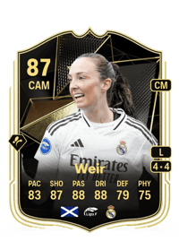 Caroline Weir Team of the Week 87 OVR