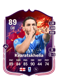 Khvicha Kvaratskhelia Trailblazers 89 OVR